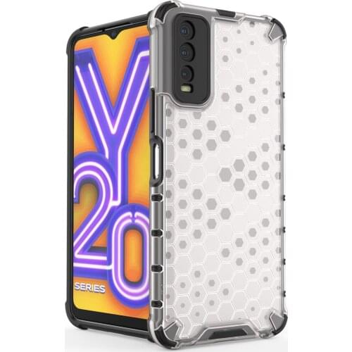 Armor Bumper Shockproof Case For VIVO Y20 Y17 Y51 2020 Hybrid Drop Protective Transparent Hard PC Phone Back Cover Coque Fundas