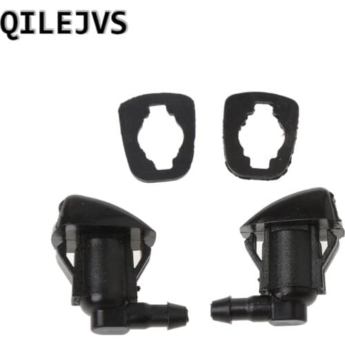 QILEJVS 2Pcs Windshield Wiper Washer Jet Nozzle Spray For Toyota E120 Corolla Camry XV30 #1
