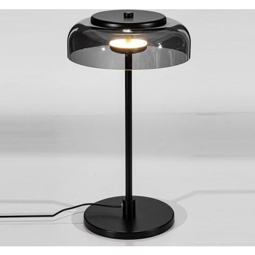 Modern Luxury Glass Desk Lamp Designer Simple and Creative Light for Living Room Bedroom Bedside Model Room Decor Table Lamps