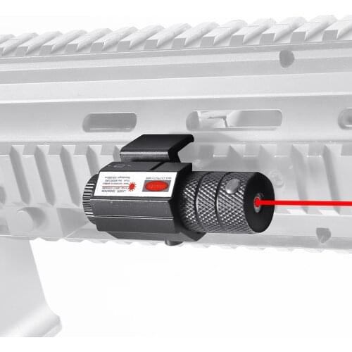 Tactical Red Dot Mini Red Laser Sight Scope 20mm Picatinny Rail Mount with Remote Pressure Switch For Air Gun Rifle
