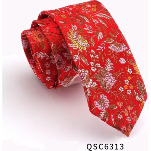 High Quality 2019 New Designers Brands Fashion Business Casual 7cm Slim Ties for Men Necktie Lucky Red Wedding with Gift Box