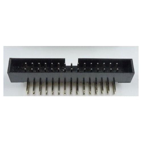 40 Pcs Box Header 30Pin 2x15P 2.0mm Pitch Male Shrouded PCB right angle IDC Socket dual rows space 2.0 Through hole DIP