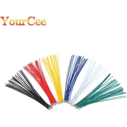 50pcs/10pcs 6 Colors XH2.54 Single Tin Header 200mm Terminal Wire Connector Wire 24AWG Black Blue Yellow Red White Green