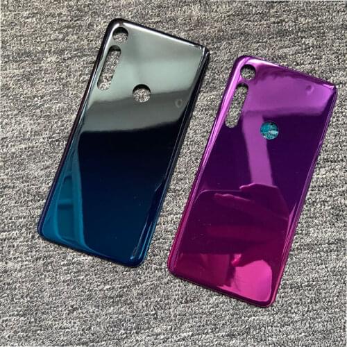 6.2" New Battery Cover For Motorola Moto One Macro XT2016-2 Back Housing Back Door Cover Case Glass High Quality Replacement