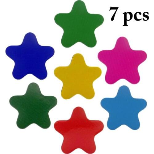 7PCS Refrigerator Magnet Mini Star Design DIY Whiteboard Magnet Fridge Magnet