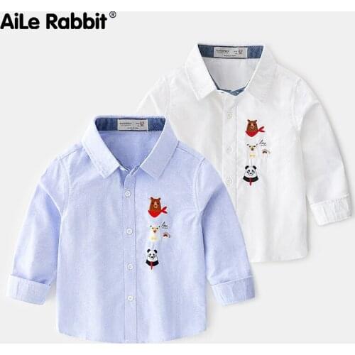 AiLe Rabbit Long Sleeve Shirts For Boys