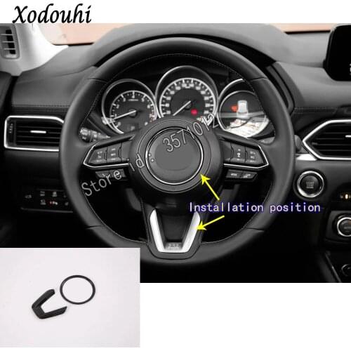 For Mazda CX8 CX-8 2017 2018 2019 2020 Car Sticker Styling Ornament Steering Wheel Interior Kit Switch Trim Lamp Frame Parts