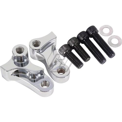 1.75" Black Motorcycle Drop Lowering Kit Case for Harley Dyna Wide Glide Super Glide 2006-2016