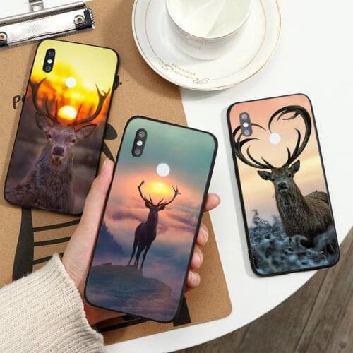 Deer Hunting fashion pattern high quality Phone Case funda For Xiaomi Redmi note 7 8 9 t k30 max3 9 s 10 pro lite