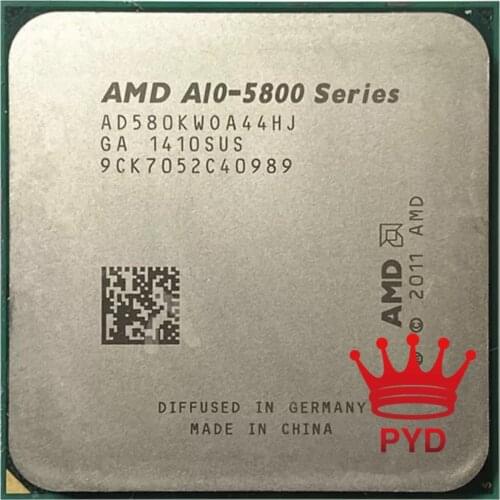 AMD A10-Series A10 5800K A10 5800 Quad-Core CPU Processor AD580KWOA44HJ/AD580BWOA44HJ 0Socket FM2