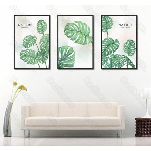 Living Room Decoration Frameless Painting Nordic Sofa Background Wall Triple Combination Bedroom Bedside Simple Canvas Mural