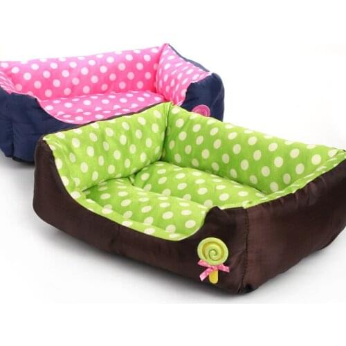 Teddy Dog Cat Pet Beds Cotton Bed House Winter Keep Warm Dog Kennel Small Medium Dog Beds House Pet Supplies