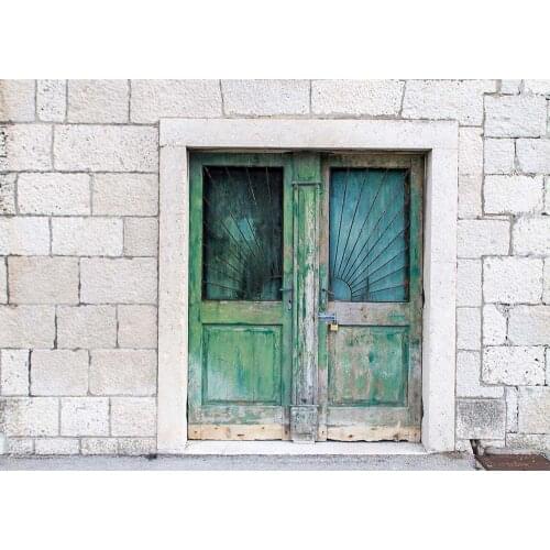 Brick Wall Shabby Wooden Door Photography Backdrop Custom Backgrounds for Baby Children Portrait Pets Toy Photocall Fond Photo