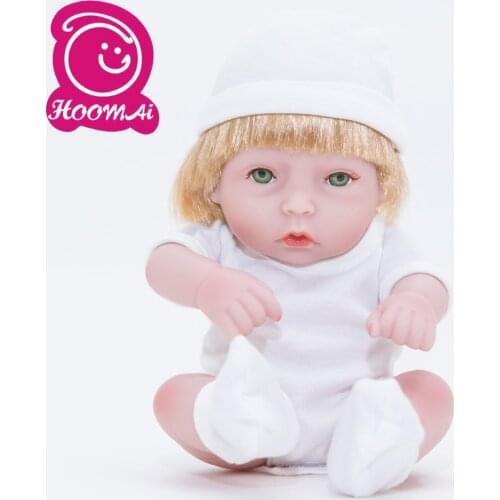 Hot Sale Bebe Reborn Baby Doll Toy Newborn Full Vinyl Body 10" 25CM Silicone Stuffed Realistic Doll Birthday Christmas Gifts