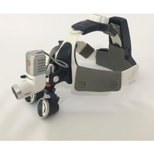 CE/FDA Surgical Medical Headlight 5WLED Headlamp HeadLight Lam+2.5/3.5X Dental Loupes Binocular Magnifier Plastic Surgery Pets