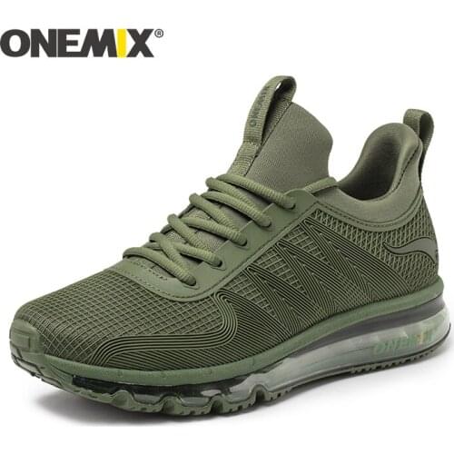 ONEMIX Fashion Men Running Shoes Casual High Top Sport Shoe Outdoor Jogging Air Cushion Trainers Tennis Sports Fitness Sneakers