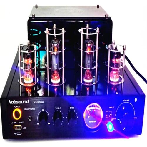 Nobsound MS-10D MKII tube amplifier Bluetooth amplifier Audio headphone amp usb lossless music Play Hifi 2.0 amplifier