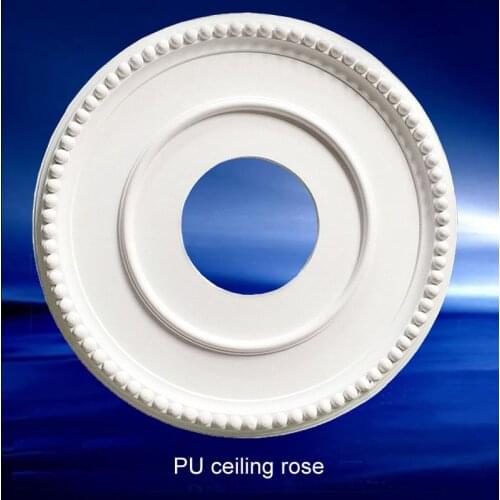 Chandelier ceiling plate rosette PU decorative ceiling rose pendant light base decor panel polyurethane medallion