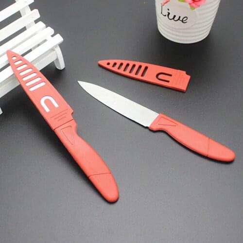 Multi-function fruit knife stainless steel household kitchen peeling portable Nordic cut vegetables and fruit knife
