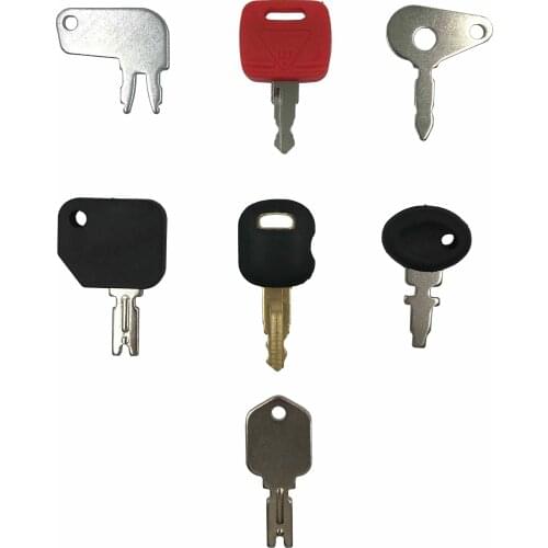 7X Ignition key set 1430,5P8500,T250,8H5306,RE183935,TX10998,186304