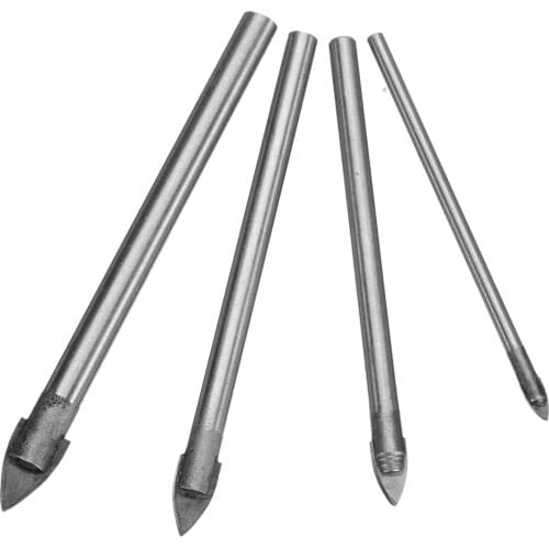 4Pcs Glass Drill Bit New Glass Drill Head 3mm 5mm 6mm 8mm Tile Ceramic Drill Bit Set For Glass Porcelain Mayitr