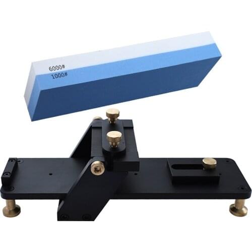 New Aluminum Fixed Angle Sharpening Frame Knife Sharpener Stone Sharpening Woodworking Tool For Planer Chisel Carving Knife