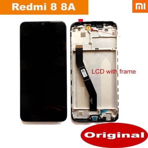 Original 6.2inch Sensor For xiaomi Redmi 8 / Redmi 8A Global / 8A Pro LCD DIsplay Touch Screen Digitizer Assembly With Frame