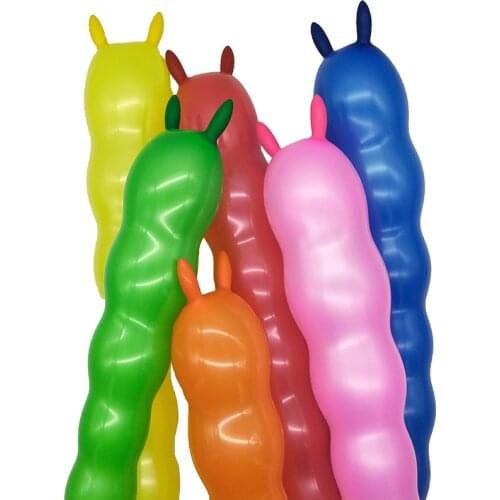 10pcs latex balloon rabbit Bunny Ears shaped childrens toy ball cartoon animal balloons birthday decoration random color