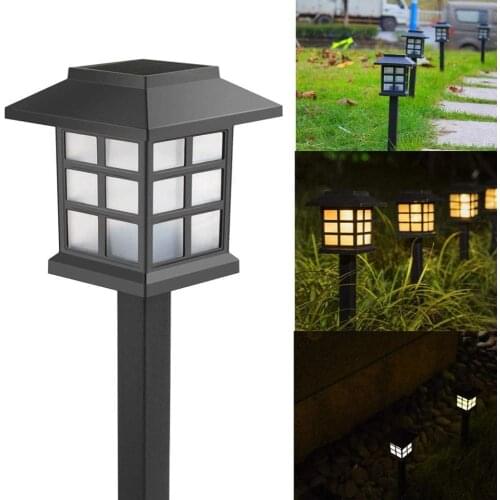 8pcs/lot Solar Outdoor Light 1led Palace Garden Year Pathway Christmas Party Decor Waterproof Lawn Landscape Solar Lantern