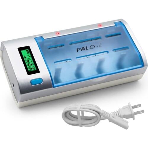 LCD intelligent battery charger Multi Usage 4 Slots LCD Display Battery Charger For Nimh Nicd AA/AAA/C/D/9V Rechargeable battery