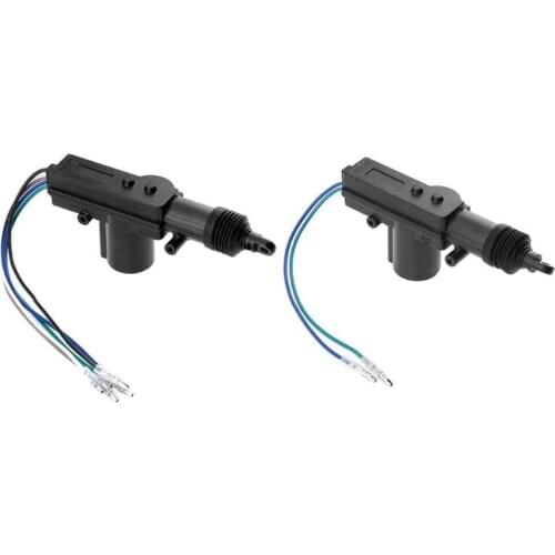 Universal 12V Car Central Locking System Anti-theft Central Lock 5 2 Wire Solenoid Actuator Door Motor Auto Accessories