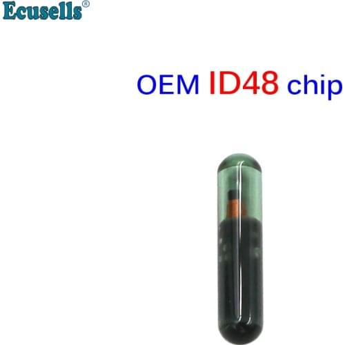 High Quality Original OEM Blank ID48 Chip Glass Car Key Chip New ID48 48 T6 Glass Crypto Transponder Chip