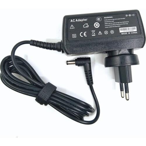 PA-40W 19V 2.15A DC : 5.5*1.7mm EU Plug AC Power Adapter charger for Acer Aspire One S5 D255 D260 D257 Series Tablet Laptop