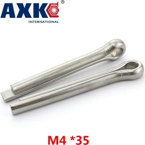 2021 Top Fashion Suporte Prateleira Goupille Fendue Stainless Cotter Pins Axk 10pcs Gb91 Stainless Steel Cotter Pin M4 * 35