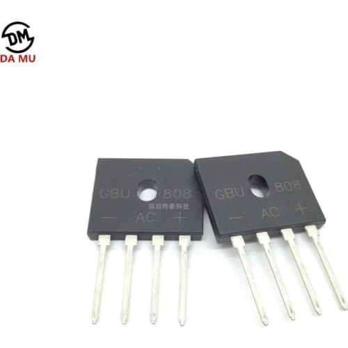 5pcs/lot GBU808 GBU-808 800V 8A power Diode Bridge Rectifier