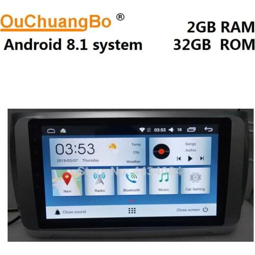 Ouchuangbo car audio gps navi for Great Wall Haval H6 coupe 2016-2018 support 4 core SWC wifi 2+32 android 8.1 Free Russia map