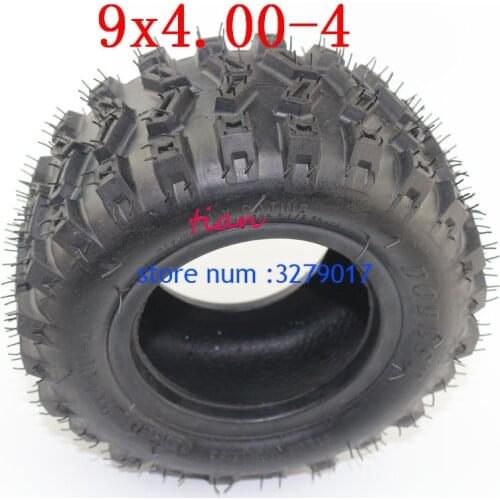 Free shipping 9X4.00-4 Vacuum tires for Golf Go Cart ATV Pocket Bike Go Kart