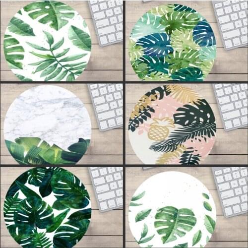 Big Promotion PC Cactus Gamer Speed Mice Retail Small Rubber Non-slip Mousepad Computer Game Round Mouse Pad 20X20/ 22X22CM