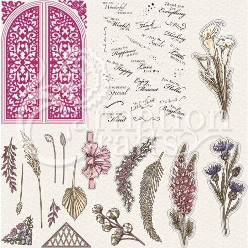 CH 2020 New Arrival Spring 3D Gift Stitched DIY Scrapbooking Stamps Craft Embossing Die Cut Making Stencil Template