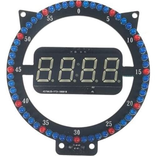 Kitten Clock Creative Diy Kit Night Light Clock Electronic Maker Education Diy Kit with Shell