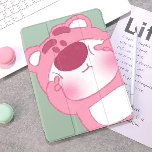 Cartoon For Air 4 ipad 7th 8th Generation Pro 11 12.9 2020 9.7 Case Bag Air 2 3 Mini 5 10.5 Tablet Funda With Pencil Holder Gift