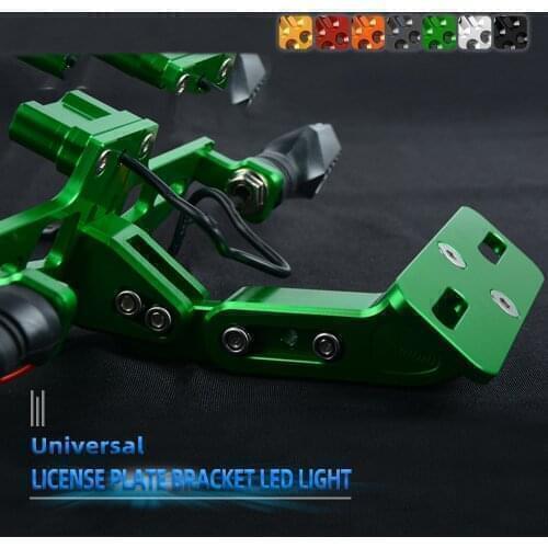 FOR Kawasaki VN650 Vulcan 650 EN650 2015 2016 201 Motorbike Angle Bracket Frame LED Light Tail Tidy License Registration Holder