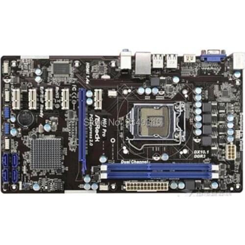 For ASRock H61 PRO Desktop Board H61 Slot LGA1155 DDR3 Motherboard SATA2 USB2.0 Support I3 I5 I7