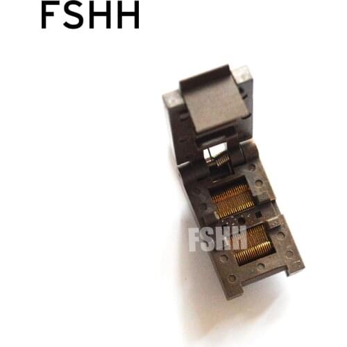 FP-40-0.5 test socke Clamshell SSOP40 socket IC socket Pitch=0.5mm width=4mm/8mm