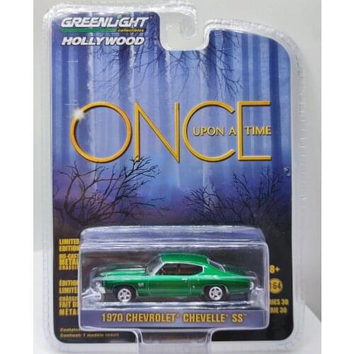 GreenLight 1:64 1970 CHEVROLET CHEVELLE SS Diecast Collection of Die-casting Simulation Alloy Model Children Toys
