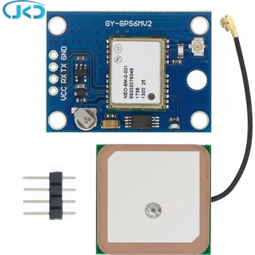 GY-NEO6MV2 New NEO-6M GPS Module NEO6MV2 with Flight Control EEPROM MWC APM2.5 Large Antenna for Arduino