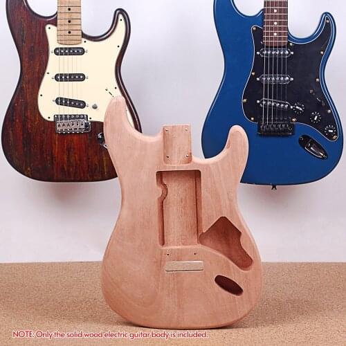 ST Electric Guitar Body Red Walnut Guitar DIY Accessory Natural Wood Color guitar parts guitar body