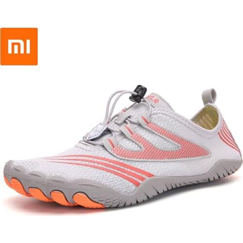 Xiaomi New Men Aqua Shoes Quick Dry Beach Shoes Women Breathable Sneakers Barefoot Upstream Water Shoes Swim Sports Hiking Shoes