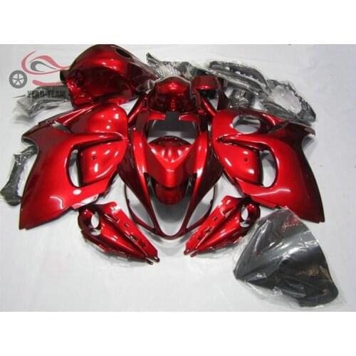 Free Custom fairing kit for Suzuki 2008 2009 2010 2014 GSX 1300R GSXR1300 GSX R1300 08-14 red motorcycle fairings + tank cover