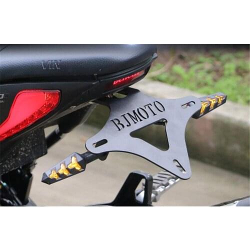 Applicable For Benelli 502C License Plate Short Tail License Plate Frame Steering Light Frame Motorcycle 502C Modified Parts